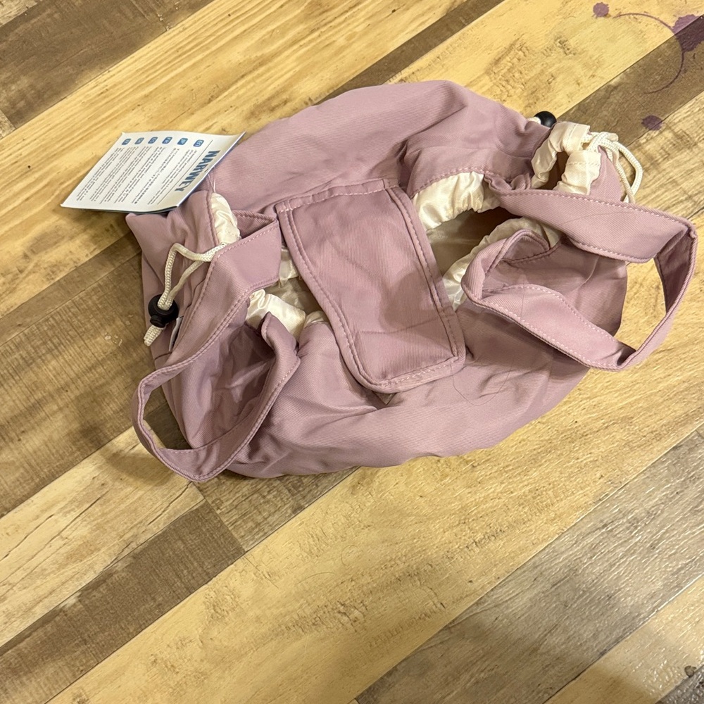 BNWT Dusty rose cinched up make up bag